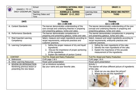 New! 2nd Quarter Daily Lesson Log (DLL) .
